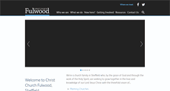 Desktop Screenshot of fulwoodchurch.co.uk