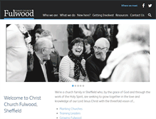 Tablet Screenshot of fulwoodchurch.co.uk